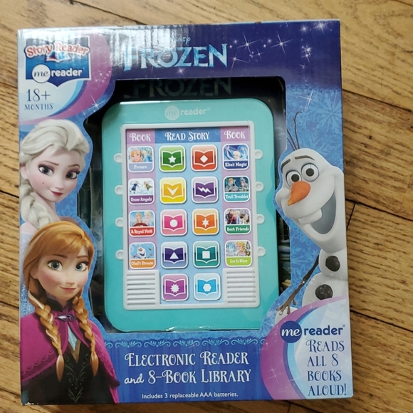 DISNEY FROZEN ELECTRIC & 8 BOOK LIBRARY